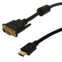 10ft DVI-D Male to HDMI Male Cable - CL2/FT4 28AWG (FN-DVI-HDMIP-10)