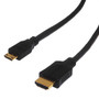 1.5ft HDMI Male to Mini-HDMI Male High Speed with Ethernet Cable - CL2/FT4 30AWG (FN-HDMI-142-01.5)