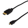 3ft HDMI Male to Micro-HDMI Male High Speed with Ethernet Cable - CL2FT4 34AWG FN-HDMI-144-03UT