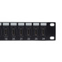 24-Port HDMI patch panel, 19 inch rackmount 1U (FN-PP-HDMI-24)