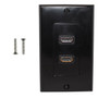 2-Port HDMI Wall Plate Kit Decora Black (FN-WPK-HD2-D-BK)