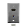 HDMI Digi-Coax Single Gang Wall Plate Kit - Stainless Steel FN-WPK-SSHDD