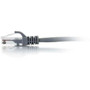C2G 200 ft Cat5e Snagless UTP Unshielded Network Patch Cable - Gray - 200 ft Category 5e Network Cable - First End 1 x RJ-45 Male - 1 19145