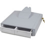 Ergotron SV Primary Storage Drawer Double - 4536 g Weight Capacity - 18 Length x 18 Width x 95 Height - Gray White 97-988