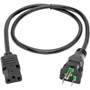Tripp Lite 3ft Computer Power Cord Hospital Medical Cable 5-15P to C13 10A 18AWG 3 - For Computer Scanner Printer Monitor - 120 V P006-003-HG10