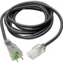 Tripp Lite 10ft Computer Power Cord Hospital Medical Cable 5-15P to C13 Clear 10A 18AWG 10' - For Computer, Scanner, Printer, Monitor (P006-010-HG13CL)