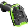 Zebra DS3608-HD Handheld Barcode Scanner - Cable Connectivity - 1D 2D - Imager - Industrial Green DS3608-HD3U4602VZW