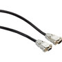 Black Box RS-232 Shielded Cable W/ Metal Hoods DB9M/F 5Ft. Black - 5 ft Serial Data Transfer Cable for Monitor, Printer - First End: 1 (EDN12BLK-0005-MF)
