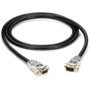 Black Box RS-232 Shielded Cable W/ Metal Hoods DB9M/F 5Ft. Black - 5 ft Serial Data Transfer Cable for Monitor, Printer - First End: 1 (EDN12BLK-0005-MF)