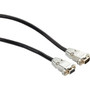 Black Box RS-232 Shielded Cable W Metal Hoods DB9MF 5Ft Black - 5 ft Serial Data Transfer Cable for Monitor Printer - First End 1 EDN12BLK-0005-MF