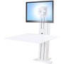 Ergotron WorkFit-SR Desk Mount for Monitor Keyboard - White - 1 Displays Supported24 Screen Support - 726 kg Load Capacity 33-415-062