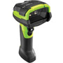 Zebra DS3678-HP Handheld Barcode Scanner - Wireless Connectivity - 1D, 2D - Imager - Bluetooth - Industrial Green (Fleet Network)