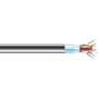 Black Box CAT6A 650-MHz Bulk Cable - Shielded FUTP PVC Solid Black 1000 ft - 1000 ft Category 6a Network Cable for Network - - C6ABC50S-BK-1000