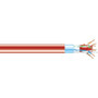 Black Box CAT6A 650-MHz Bulk Cable - Shielded, F/UTP, PVC, Solid, Red, 1000 ft. - 1000 ft Category 6a Network Cable for Network Device (Fleet Network)