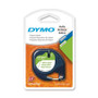 Dymo LetraTag Tapes - 15/32" Width x 13 ft Length - White - 1 Each (Fleet Network)