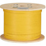 Black Box GigaTrue CAT6A 650-MHz Bulk Cable - Plenum Solid Yellow 1000 ft - 1000 ft Category 6a Network Cable for Network Device C6ABC51-YL-1000