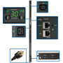 Tripp Lite PDUMVR30HVNETLX 24-Outlet PDU - NEMA L6-30P - 20 x IEC 60320 C13 4 x IEC 60320 C19 - 230 V AC - 580 kW - 0U - Vertical - PDUMVR30HVNETLX