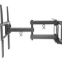 Manhattan Wall Mount for TV - Black - 1 Display(s) Supported55" Screen Support - 39.92 kg Load Capacity (461344)