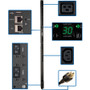 Tripp Lite PDUMV30HVNETLX 24-Outlet PDU - Switched - NEMA L6-30P - 4 x IEC 60320 C19, 20 x IEC 60320 C13 - 230 V AC - 5.80 kW - 0U - - (Fleet Network)
