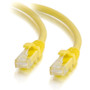 C2G 100 ft Cat5e Snagless UTP Unshielded Network Patch Cable - Yellow - Category 5e - Patch Cable - 100 ft - 1 x RJ-45 Male - 1 x Male (20579)