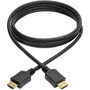 Tripp Lite High-Speed HDMI Cable 6 ft with Gripping Connectors - 4K MM Black - 6 ft HDMI AV Cable for Projector Monitor Home P568-006-BK-GRP