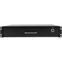 Tripp Lite SmartRack 2U Locking Rack-Mount Storage Drawer - 19" (482.60 mm) 2U Wide Rack-mountable - Black Powder Coat - Cold-rolled - (Fleet Network)