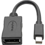 Keyspan Mini DisplayPort to DisplayPort Adapter-4K x 2K @ 60 Hz, Keyspan, Black, 6 in. - 6" DisplayPort/Mini DisplayPort A/V Cable for (P139-06N-DP4K6B)
