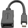 Keyspan Mini DisplayPort to DisplayPort Adapter-4K x 2K  60 Hz Keyspan Black 6 in - 6 DisplayPortMini DisplayPort AV Cable for P139-06N-DP4K6B