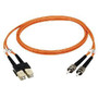 Black Box Fiber Optic Duplex Patch Cable - Fiber Optic - Patch Cable - 6.6 ft - 2 x LC Male - 2 x LC Male (Fleet Network)