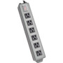 Tripp Lite 6SP 6-Outlets Power Strip - NEMA 5-15P - 6 NEMA 5-15R - 1.83m (Fleet Network)