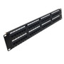 48-Port CAT5e Patch Panel 19 Rackmount 2U -  110 Punch-Down FN-PP-48C5E-110