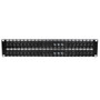 48-Port CAT6A Patch Panel, 19" Rackmount 2U - 110 Punch-Down (FN-PP-48C6A-JK)