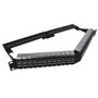 48-Port Angled CAT6 Shielded Patch Panel, 19" Rackmount 1U - Pass-Through (FN-PP-48C6S-APT)