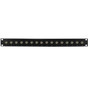 16-Port 75 Ohm BNC patch panel, 19 inch rackmount 1U (FN-PP-BNC-16)