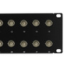 32-Port 75 Ohm BNC Patch Panel, 19 Inch Rackmount 2U (FN-PP-BNC-32)