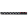 12-Port XLR Female + 4-port TRS Female patch panel, 19 inch rackmount 1U (FN-PP-XLRF12-TRS4)