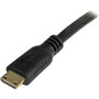 StarTech.com 6 ft High Speed HDMI&reg; Cable with Ethernet- HDMI to HDMI Mini- M/M - 6ft - 1 x Male HDMI - 1 x Male Mini HDMI - Black (HDMIACMM6)