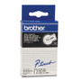 Brother P-Touch TC291 Laminated Tape - 23/64" Width x 24 39/64 ft Length - White - 1 Each (Fleet Network)