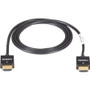 Black Box Slim-Line High-Speed HDMI Cable - 2-m (6.5-ft.) - 6.6 ft HDMI A/V Cable for Audio/Video Device, TV - First End: 1 x HDMI - 1 (Fleet Network)