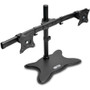 Tripp Lite Dual-Monitor Desktop Mount Stand for 13" to 27" Flat-Screen Displays - Up to 27" Screen Support - 23.59 kg Load Capacity - (Fleet Network)