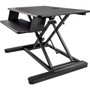 StarTechcom Sit Stand Desk Converter - Large 35in Work Surface - Adjustable Stand up Desk - For Two Monitors up to 24 or One 30 - - ARMSTSLG
