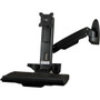 StarTech.com Wall Mount for Monitor, Keyboard, Mouse - 24" Screen Support - 10.52 kg Load Capacity - Black (Fleet Network)
