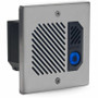 Algo 8201 IP PoE Intercom - Outdoor Stainless Steel Enclosure - Surface/Flush Mount - SIP Protocol - 48V PoE - Single Backlit Button for Door Entry &