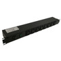 19 Inch 8 Outlet Horizontal Rack Mount Power Strip - C14 Inlet, C13 Front Receptacles (FN-1582T8E1BK)