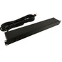 19 Inch 8 Outlet Horizontal Rack Mount Power Strip - 15ft Cord, 5-15P Plug, 5-15R Rear Receptacles (FN-1583T8B1BK)