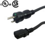 6ft Hospital Grade 5-15P to C13  Power Cable 14AWG SJT (15A 125V) (FN-PW-H105C-06)