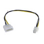15 inch LP4 Male to ATX 4 pin Female Internal Power Cable (FN-PW-IN525P4-15)