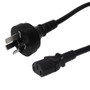 2m IRAM2073 (Argentina) to C13 power cord H05VV-F 1.0 (10A 250V) (FN-PW-665-2M)