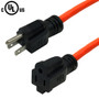 15ft General Purpose Indoor/Outdoor Extension Cord - 16AWG SJTW - Orange (FN-PX-100B-015OR)