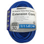 100ft Outdoor All-Weather Extension Cord - 12AWG SJEOW - Power Indicator Light - Blue (FN-PX-130D-100BL)